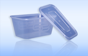 Satco T1100 Clear Round Plastic Container And Lid 840ml Storing